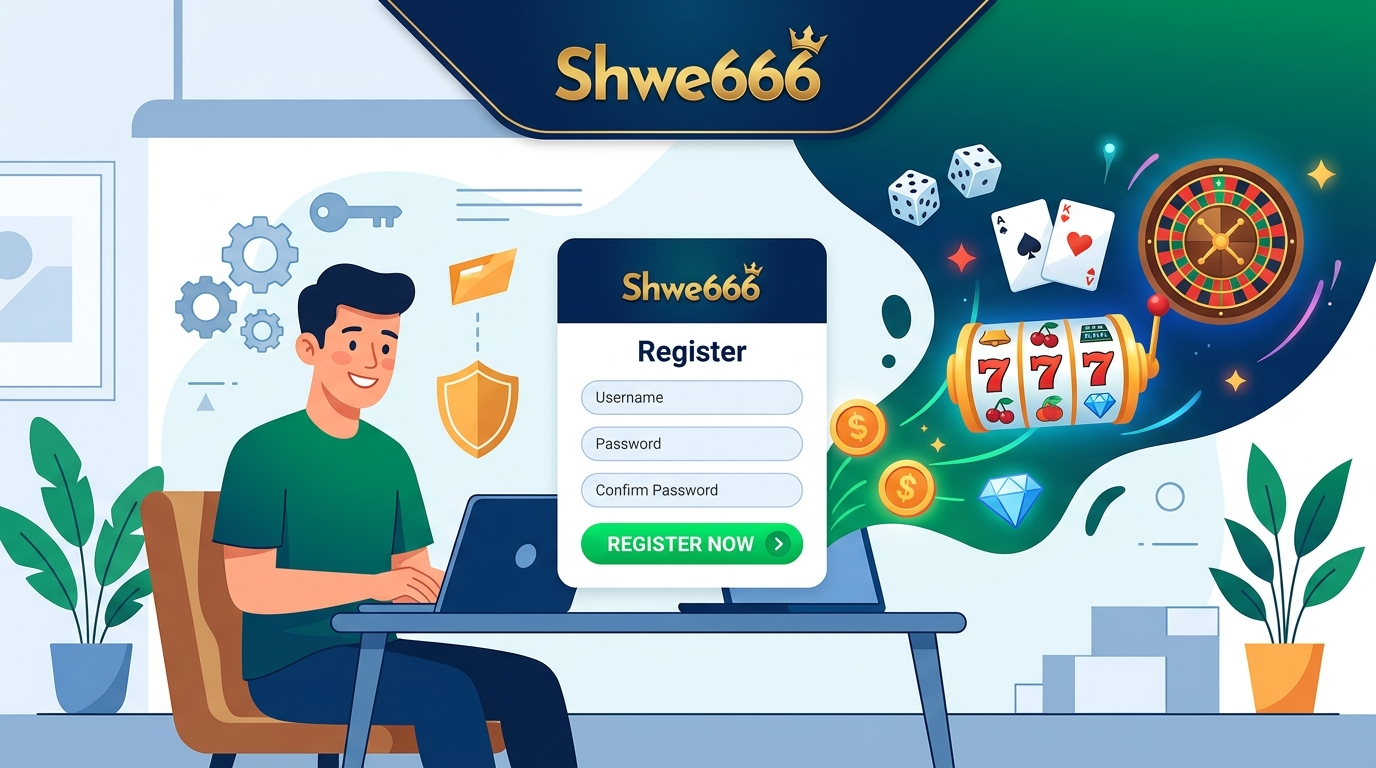Shwe666 စာရင်းသွင်းနည်း – မြန်မာ့အွန်လိုင်းကာစီနို