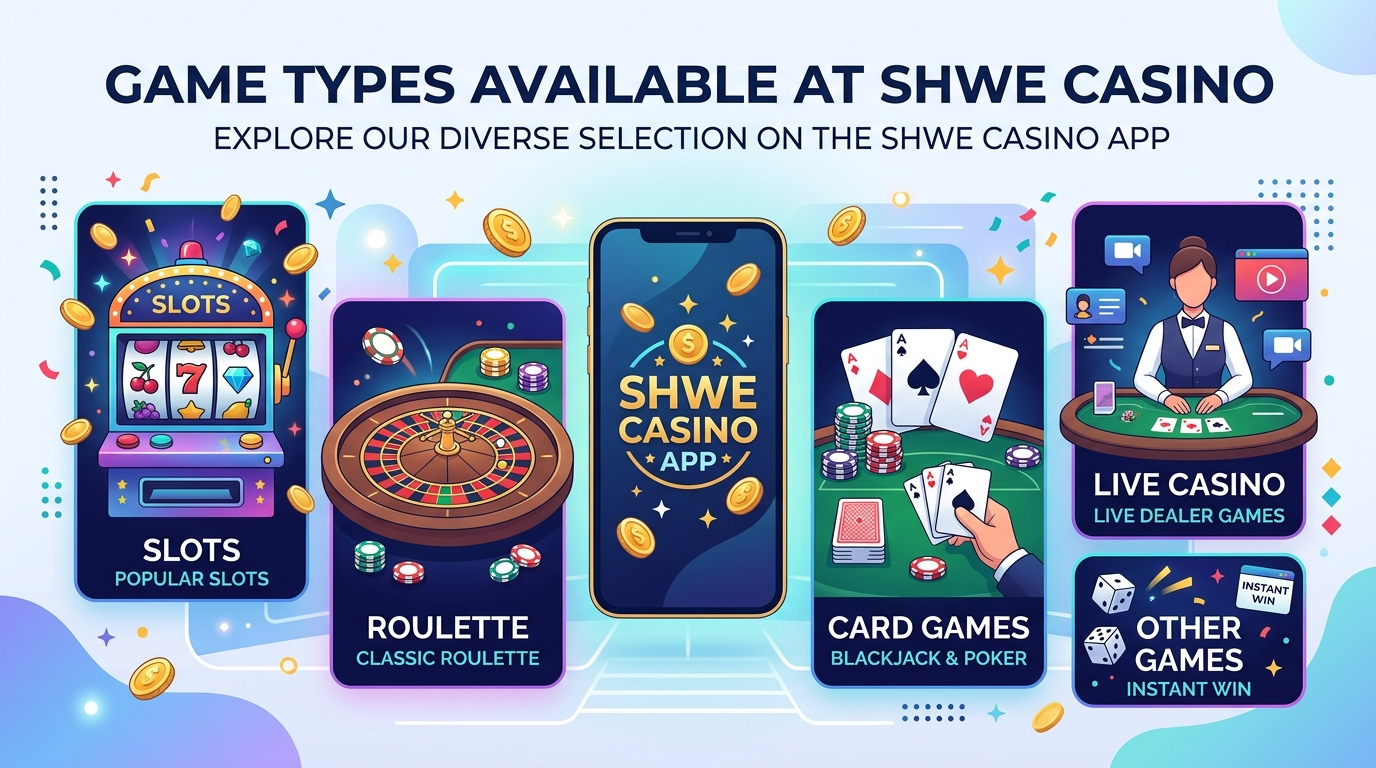 shwe casino app ဆိုသည်မှာ?