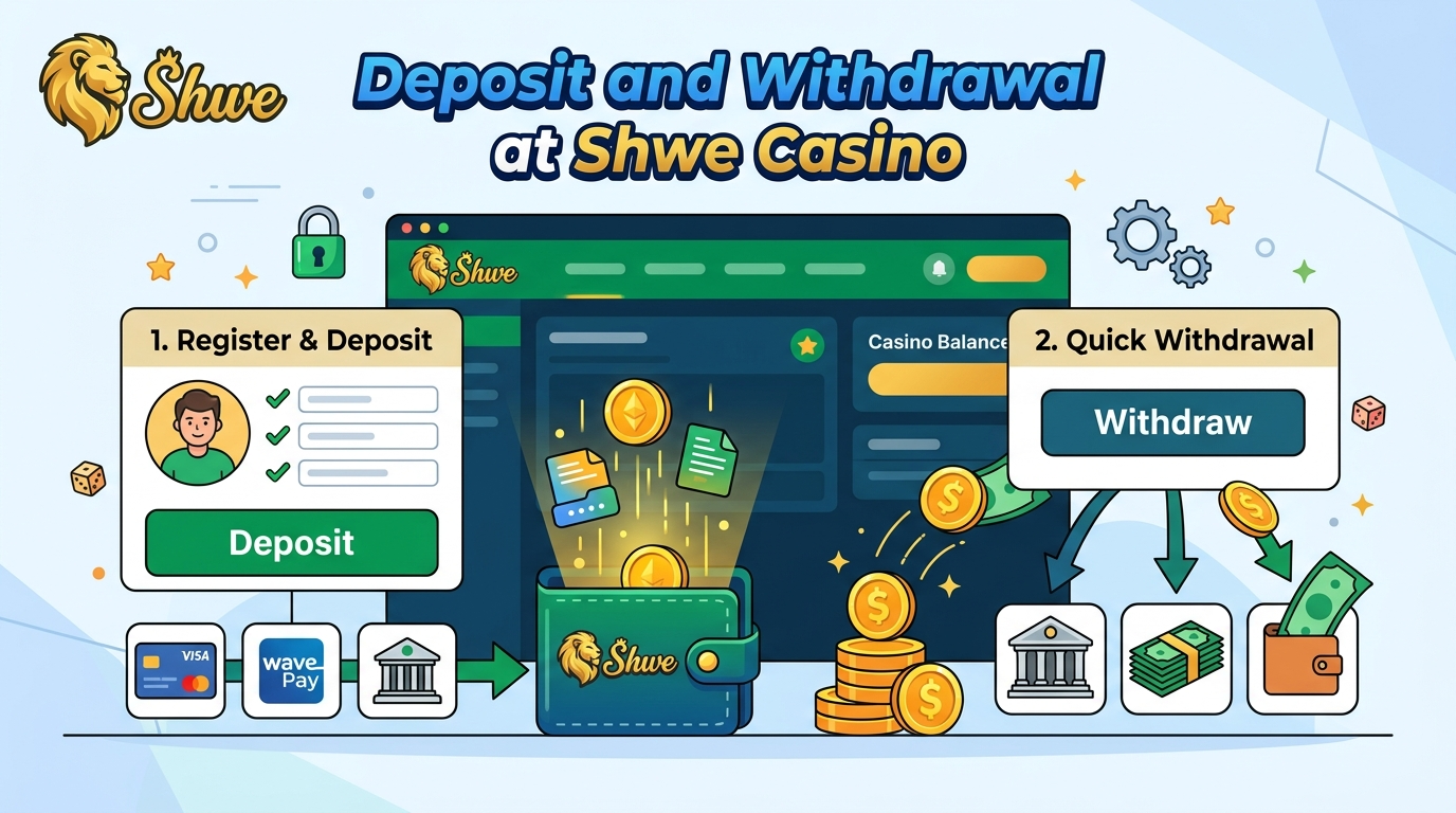 Shwe Casino Register ပြီးနောက် ရရှိနိုင်သော ပရိုမိုးရှင်းများနှင့် ဘောနပ်စ်များ