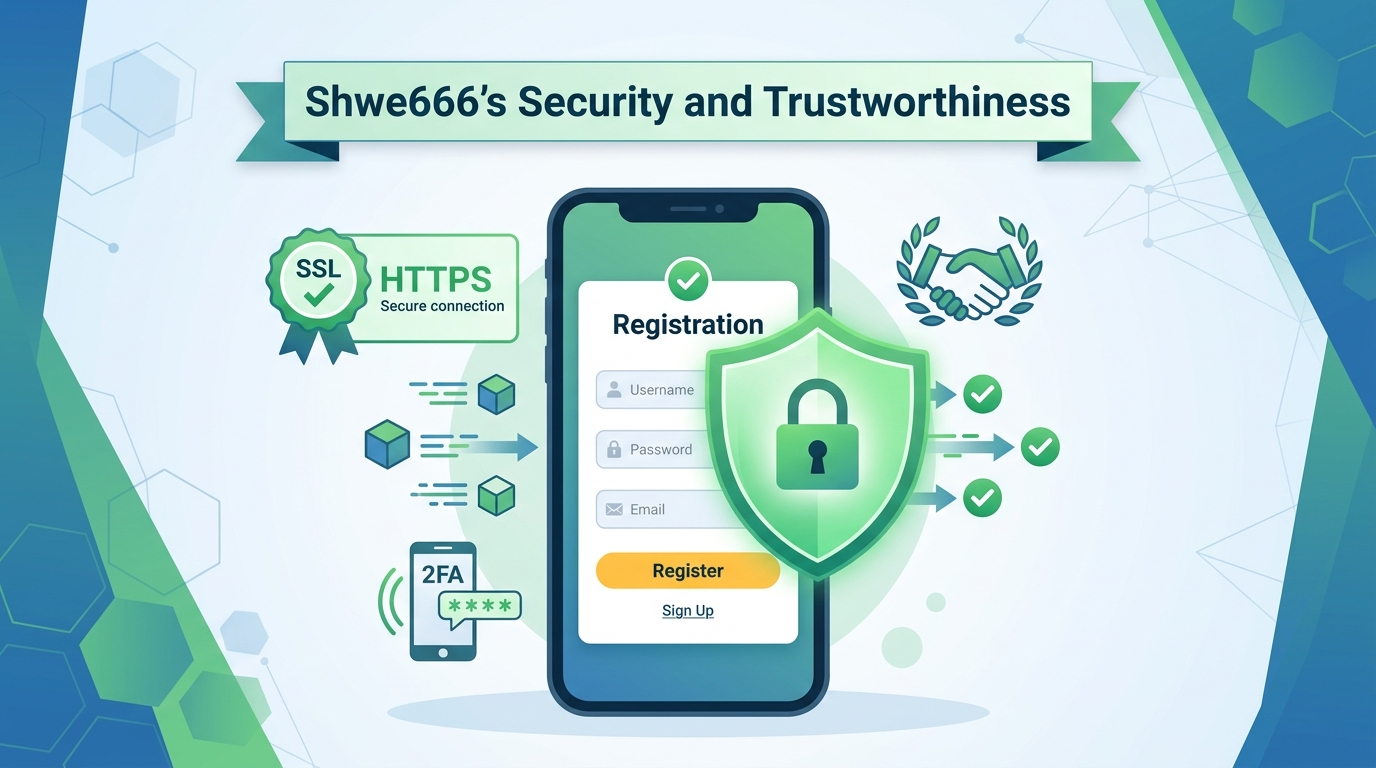 Shwe666 register ၏ လုံခြုံရေးနှင့် ယုံကြည်စိတ်ချရမှု